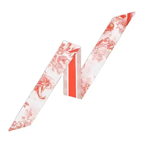 DIOR Silk Scarves Women's Orange
