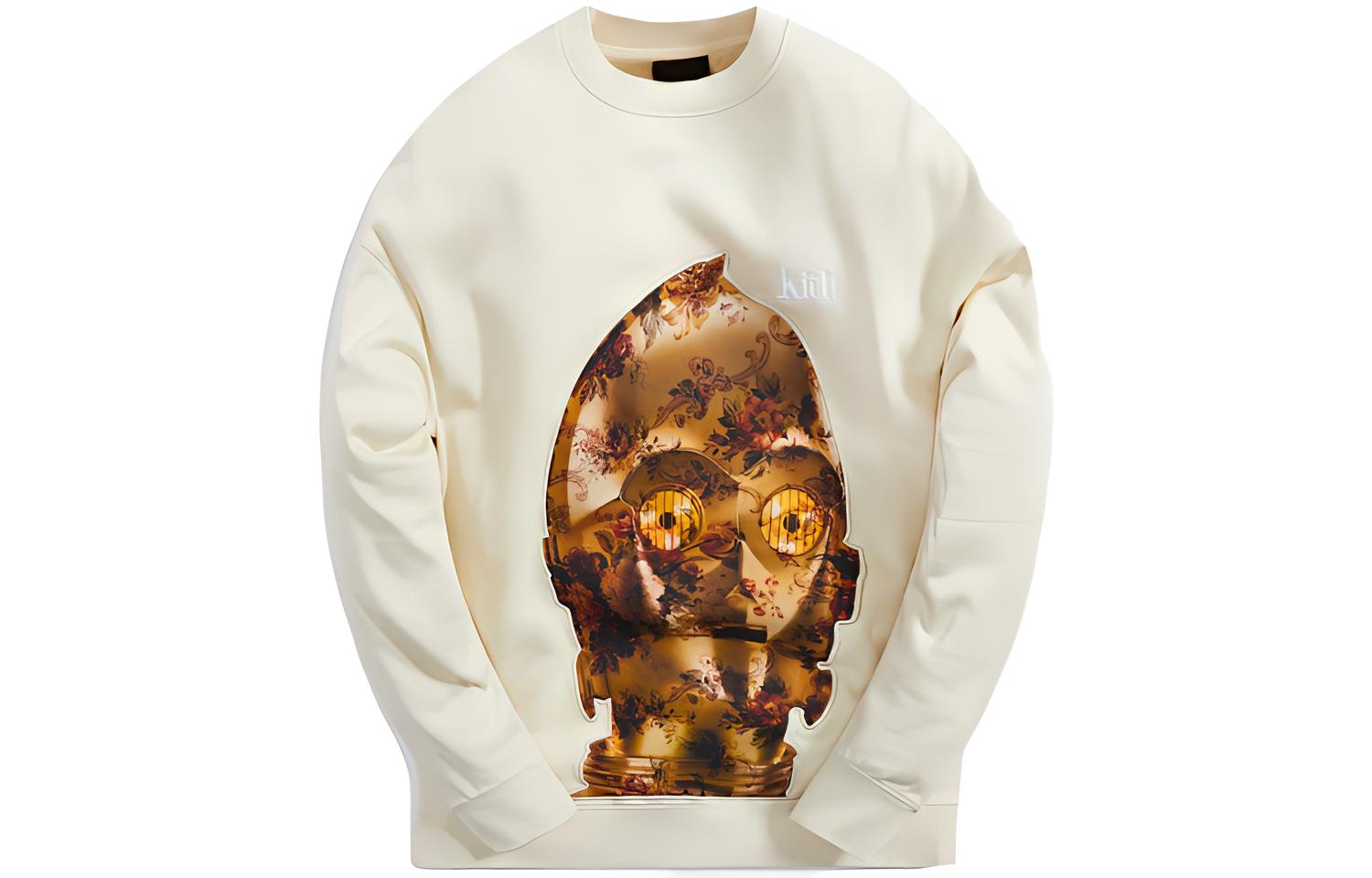 Мужское худи KITH x STAR WARS™ C-3po Crewneck (бежевое)