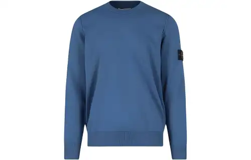 STONE ISLAND Logo Patch Knitted Jumper
