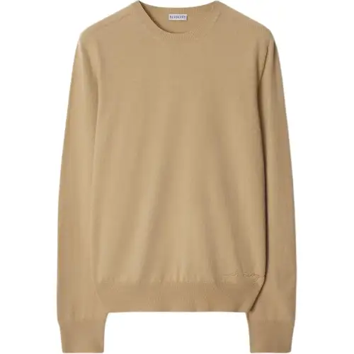 Burberry Logo-embroidered Cashmere Jumper