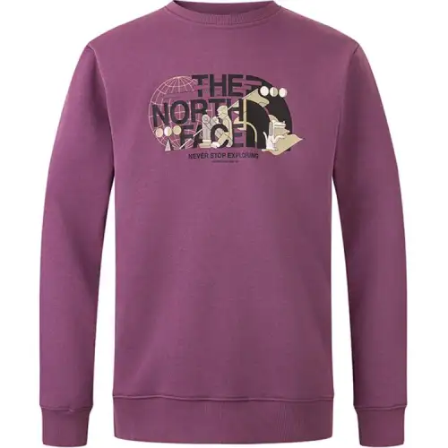 THE NORTH FACE Sweatshirt Unisex Purple