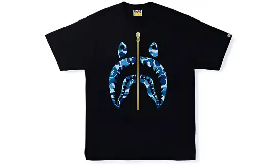 Bape A BATHING APE Abc Camo Shark Tee