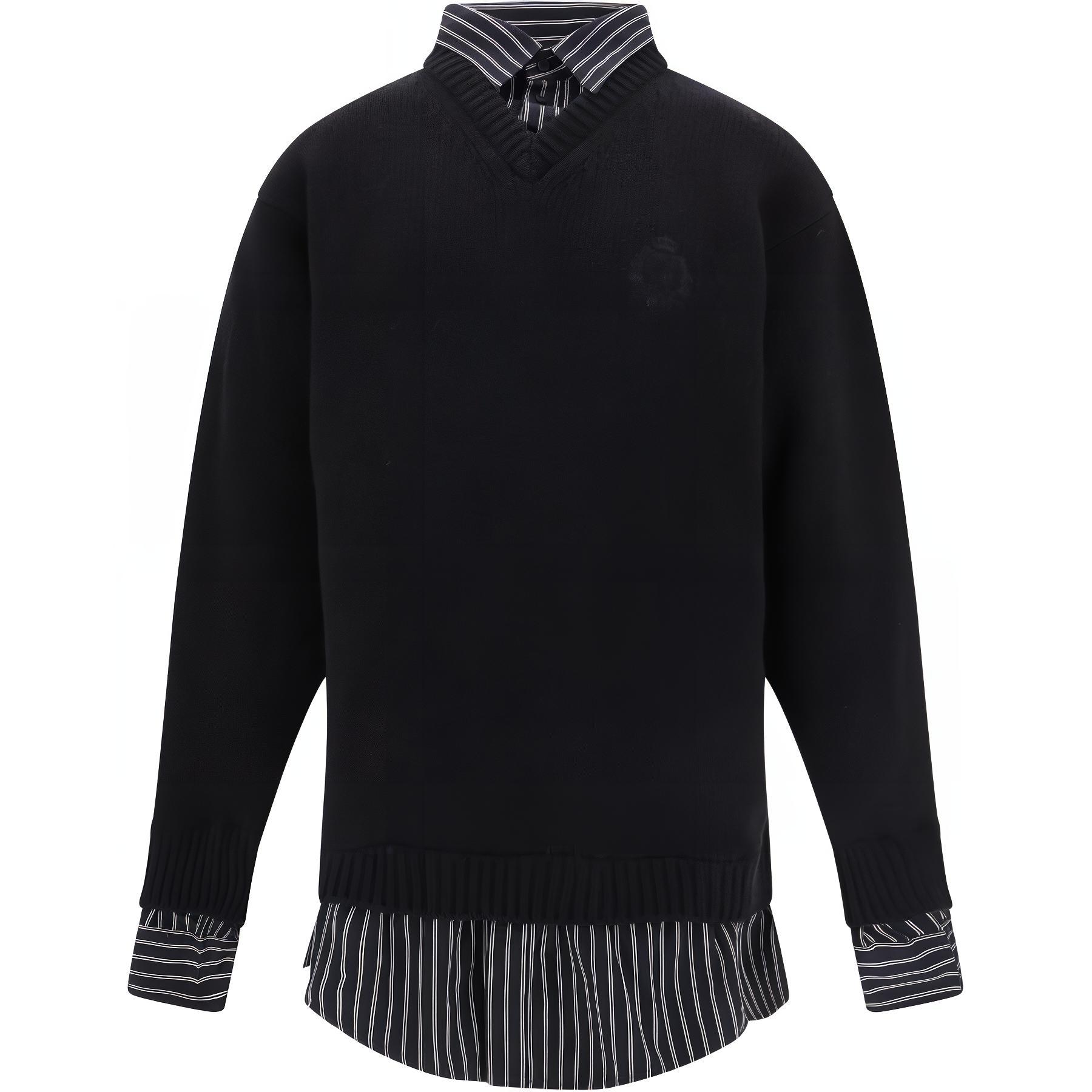 Мужской лонгслив Balenciaga (черный)
