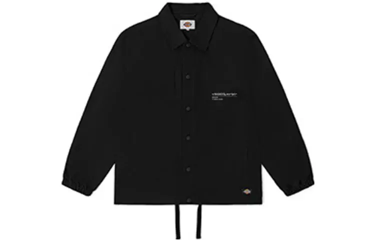 Dickies Jackets Men's Black Lapel Moderate Straight Fit