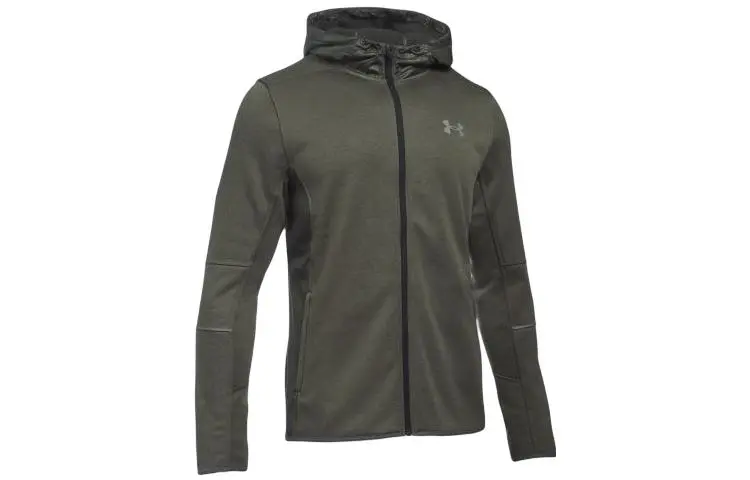 Under Armour Jackets Men's Green Hooded Moderate Workwear