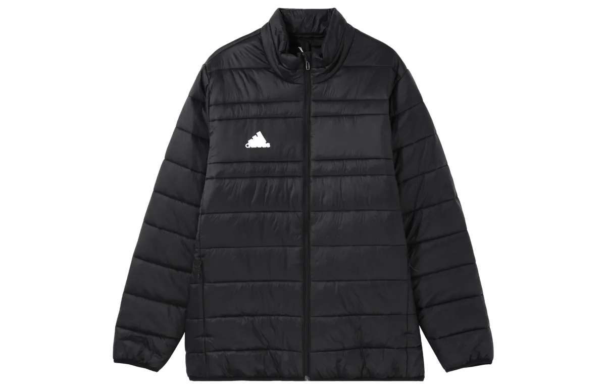 Adidas Jackets Men's Black Stand Collar Moderate Other