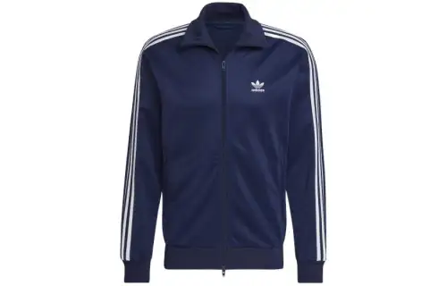 Adidas Originals Jackets Men's Dark Blue Stand Collar Moderate Other
