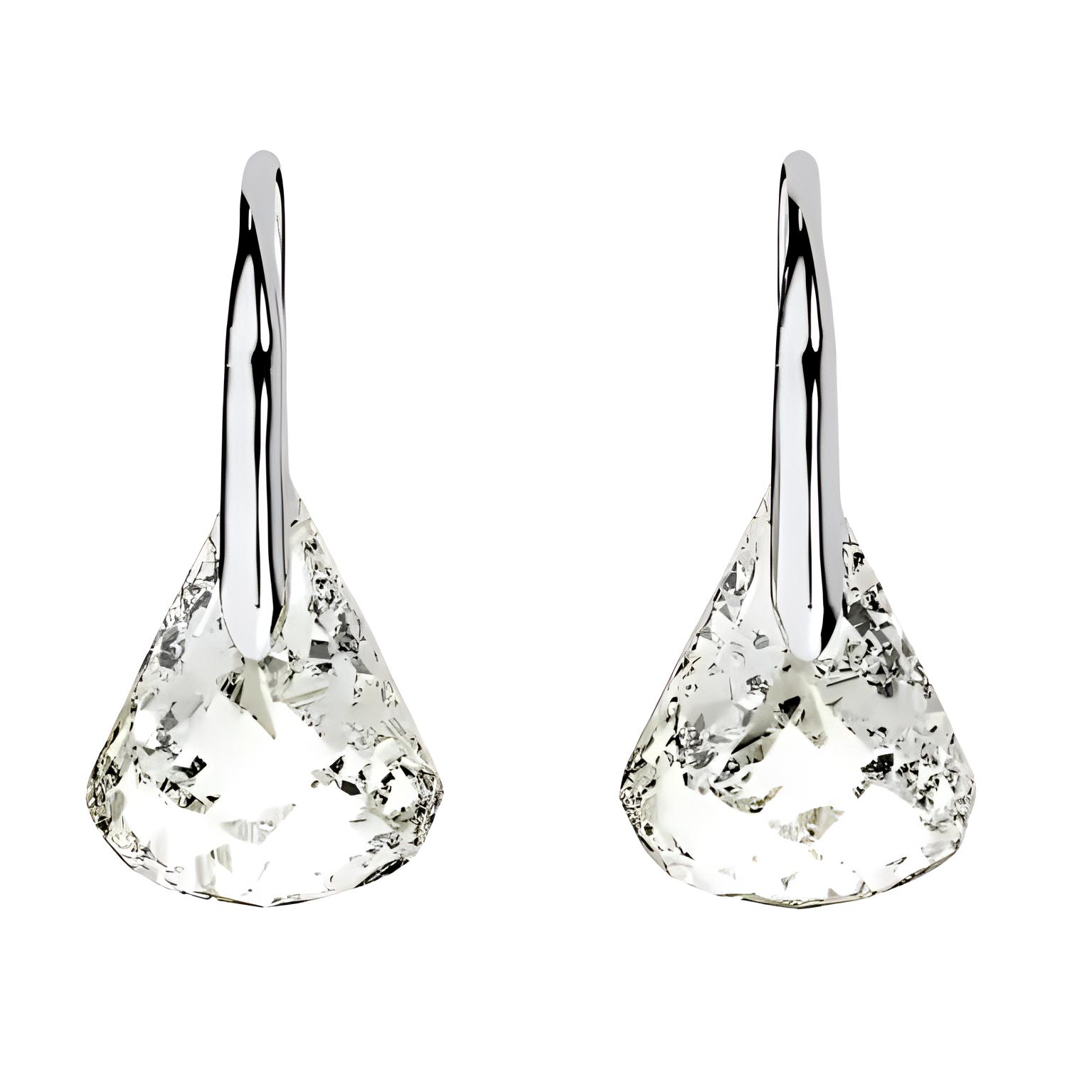 Серьги Swarovski Lunar (серые)