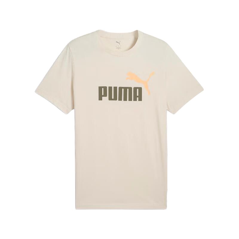 Мужская футболка PUMA Logo T-shirt (хаки)