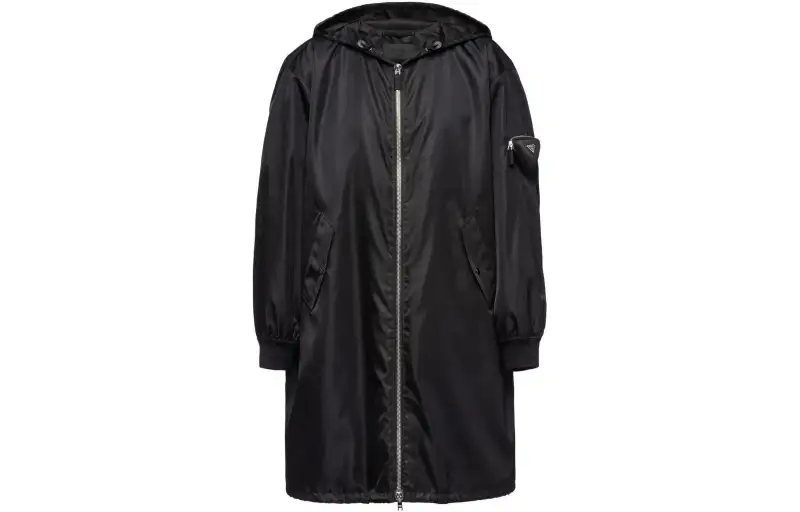 PRADA FW22 Trench Coat Men's Black