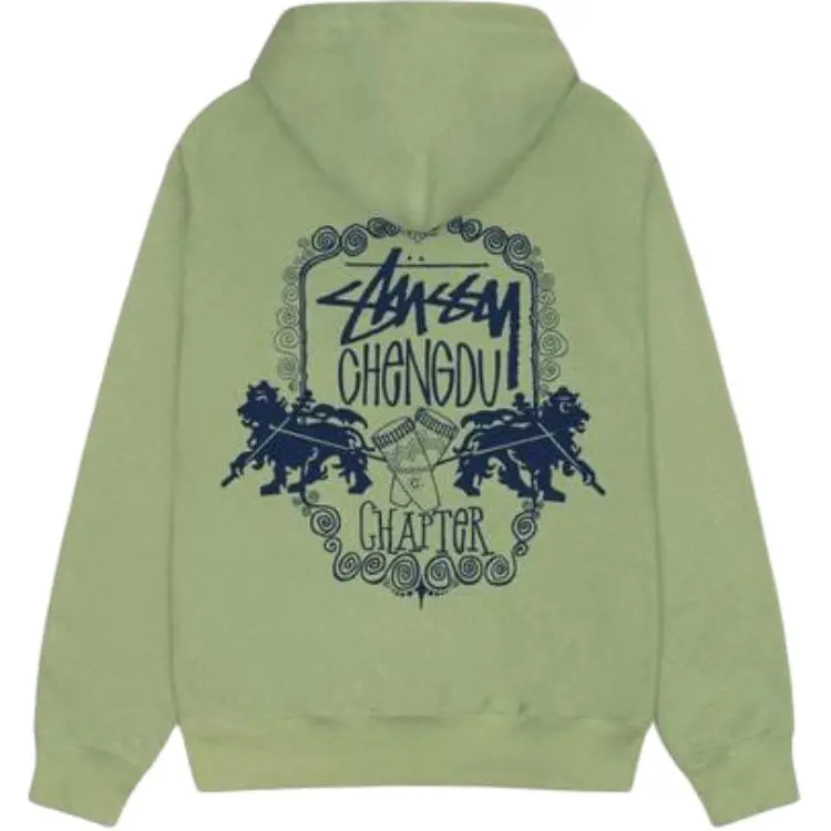 Stussy logo-print hoodie