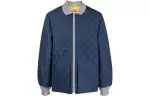 【Previous Season】two-tone diamond-quilt jacket