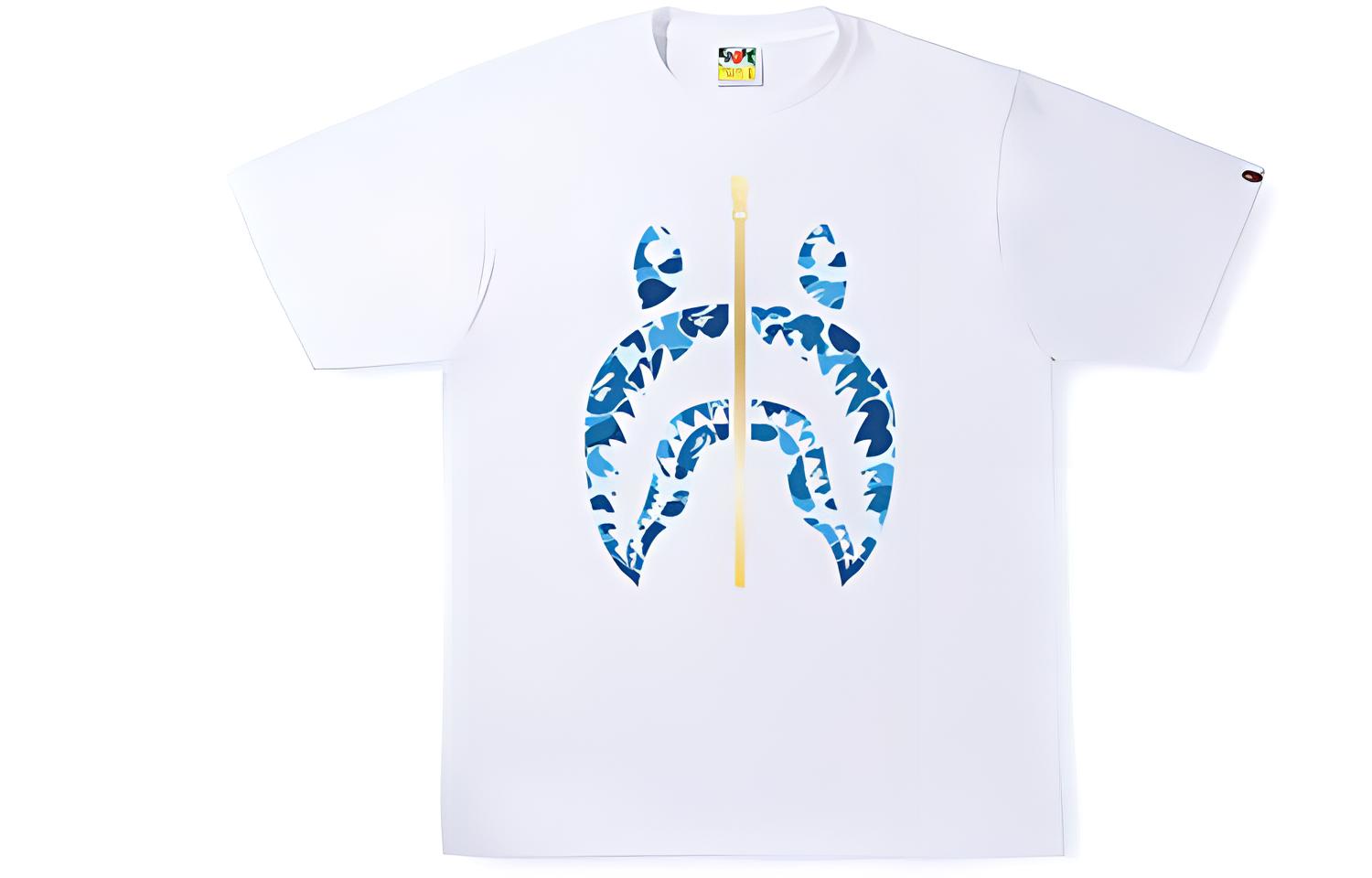Мужская футболка A BATHING APE (черная) — фото 5