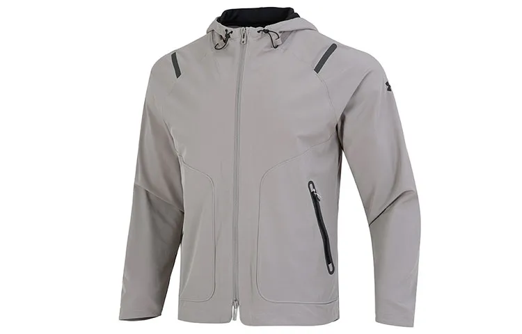Under Armour Unstoppable Jackets Men's Gray Hooded Moderate Other