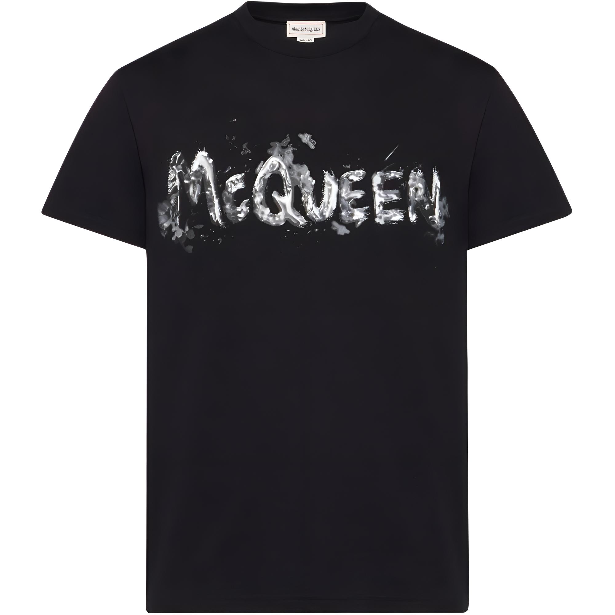 Мужская футболка Alexander Alexander McQueen (черная)