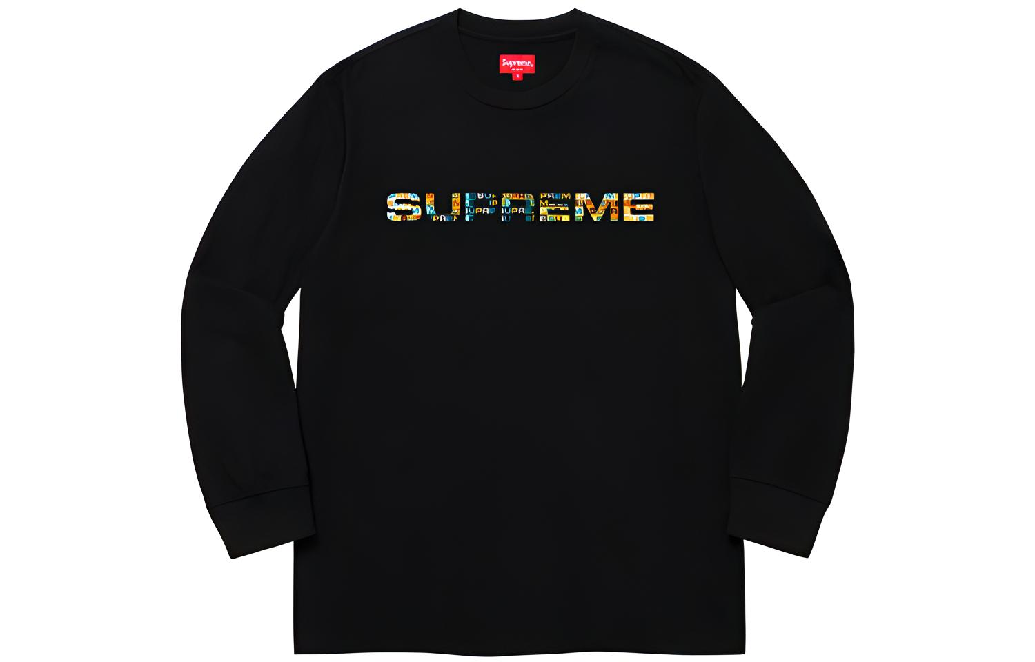 Лонгслив Supreme SS20 Week 5 Meta Logo L/S Top (белый) — фото 4