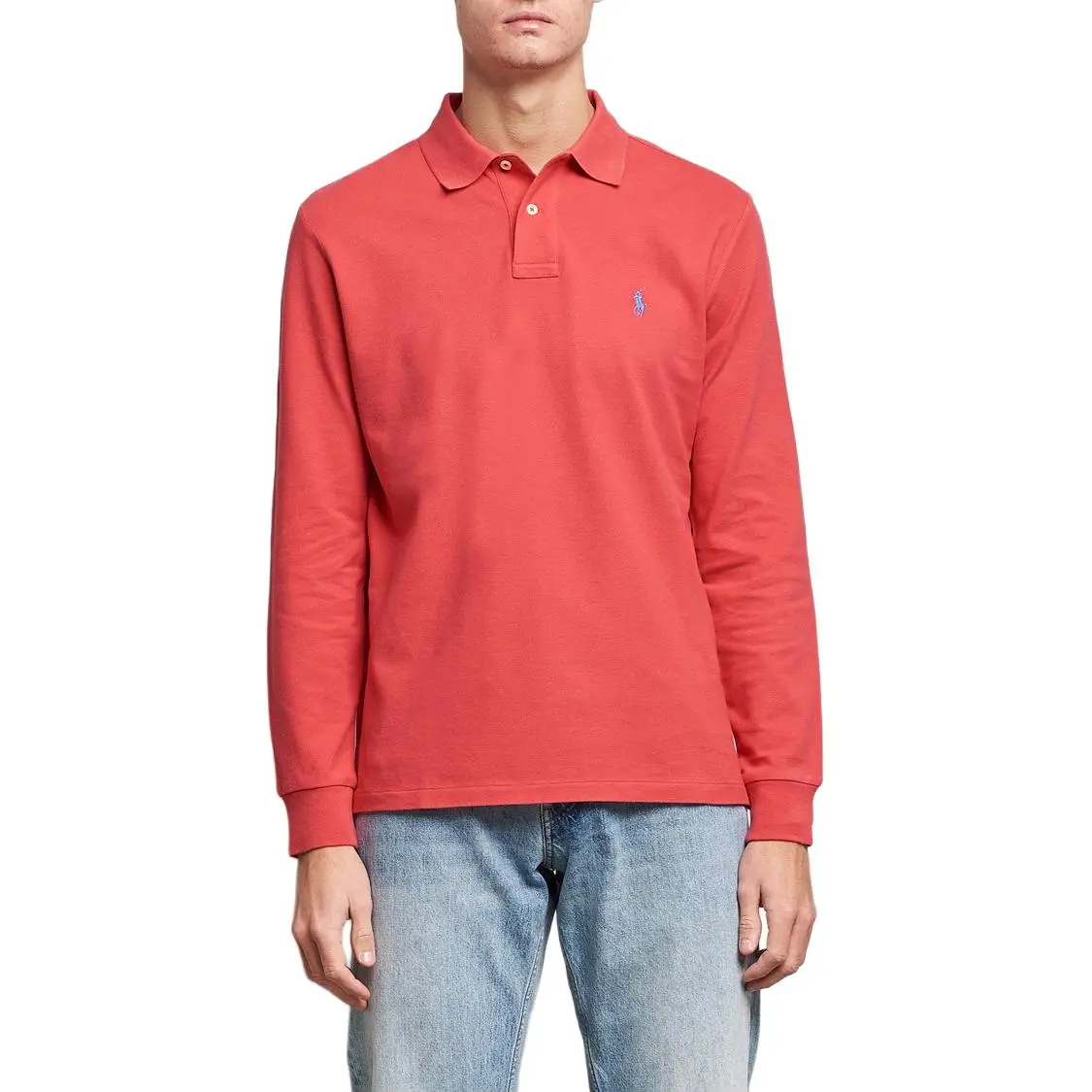 Polo Ralph Lauren SS24 Polo Shirt Custom Slim Fit Men's Red