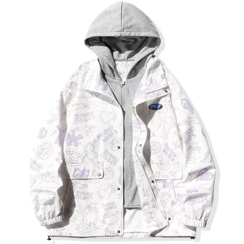 Doraemon Jackets Unisex Hooded Moderate