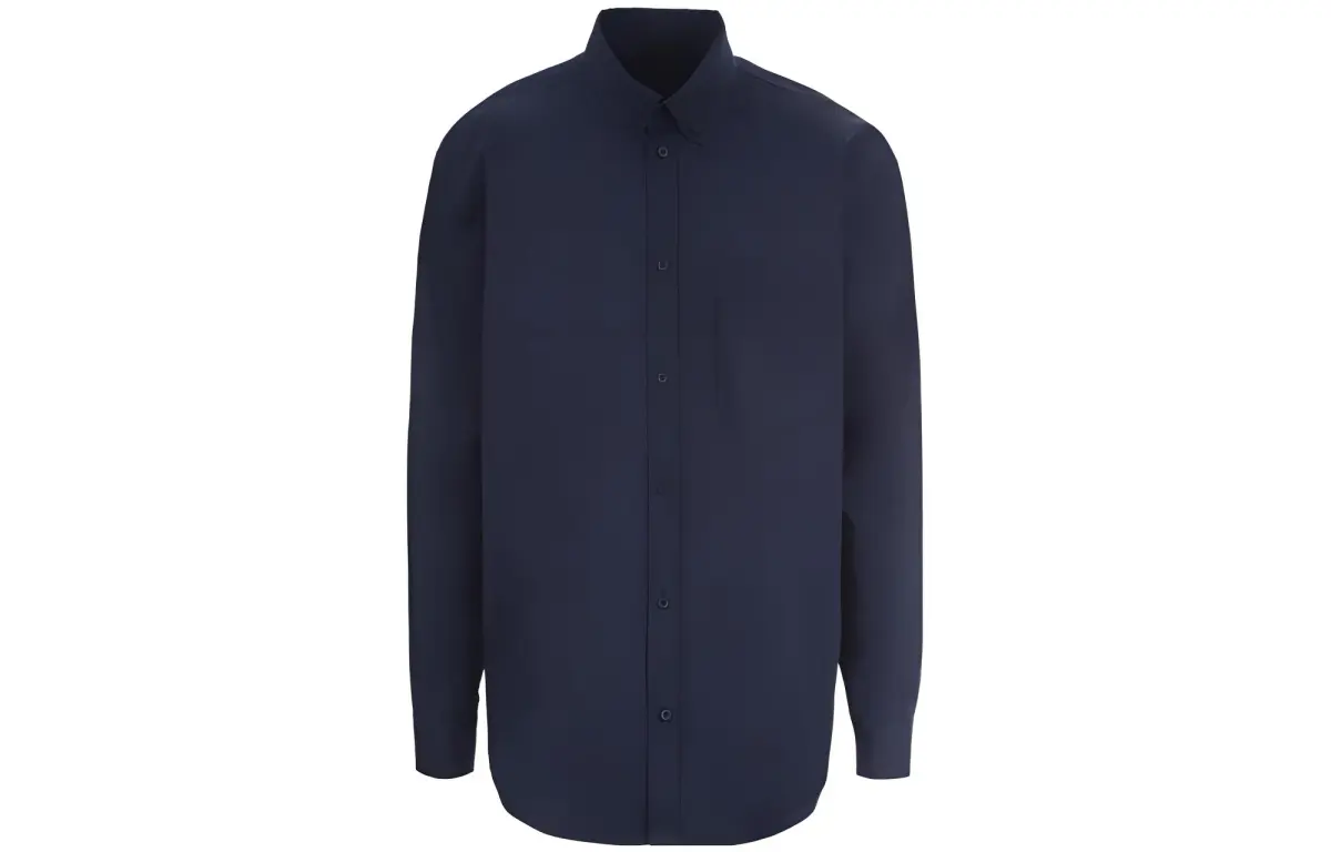 Balenciaga Shirts Men's Blue Moderate Other