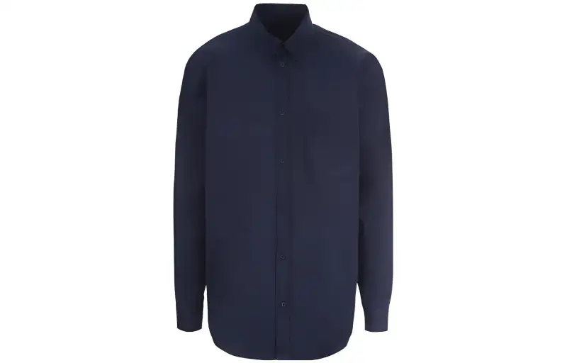 Balenciaga Shirts Men's Blue Moderate Other