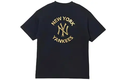 New Era T Shirt Couple, Trendy And Versatile Unisex Black