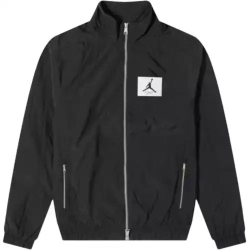 Jordan Jackets Men's Black Stand Collar Moderate Other