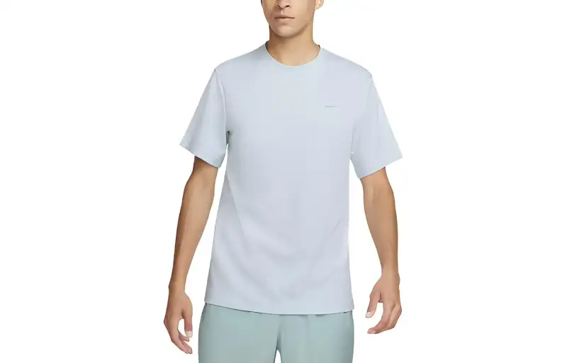Nike T Shirts Men's Mineral Crew Neck Moderate Straight Fit