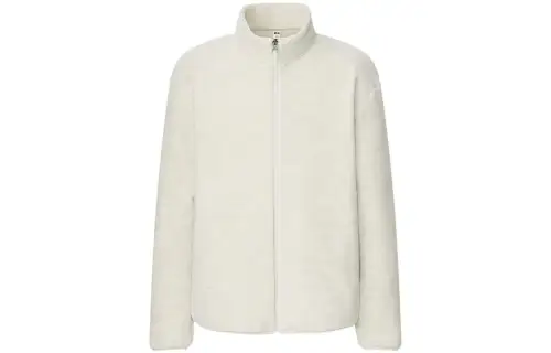 UNIQLO Jackets Men's Ivory Stand Collar Moderate Other