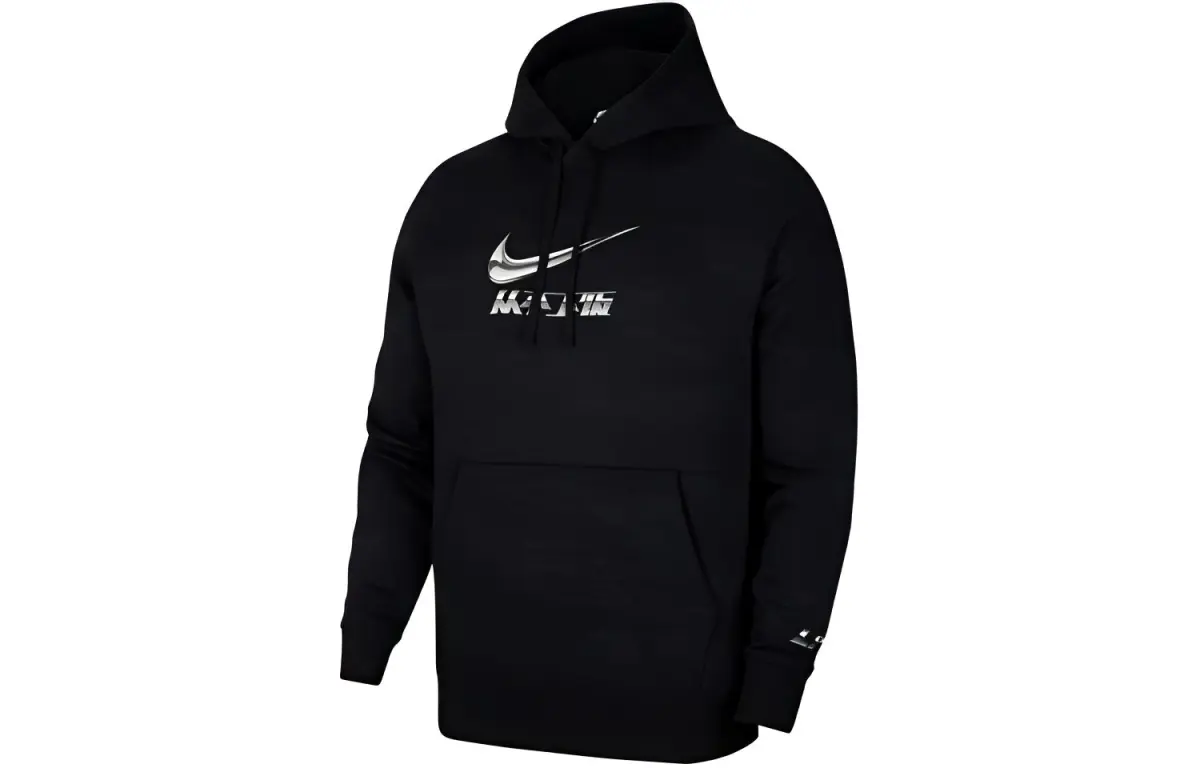 Nike Sweatshirts Men's Black Hooded Moderate Regular