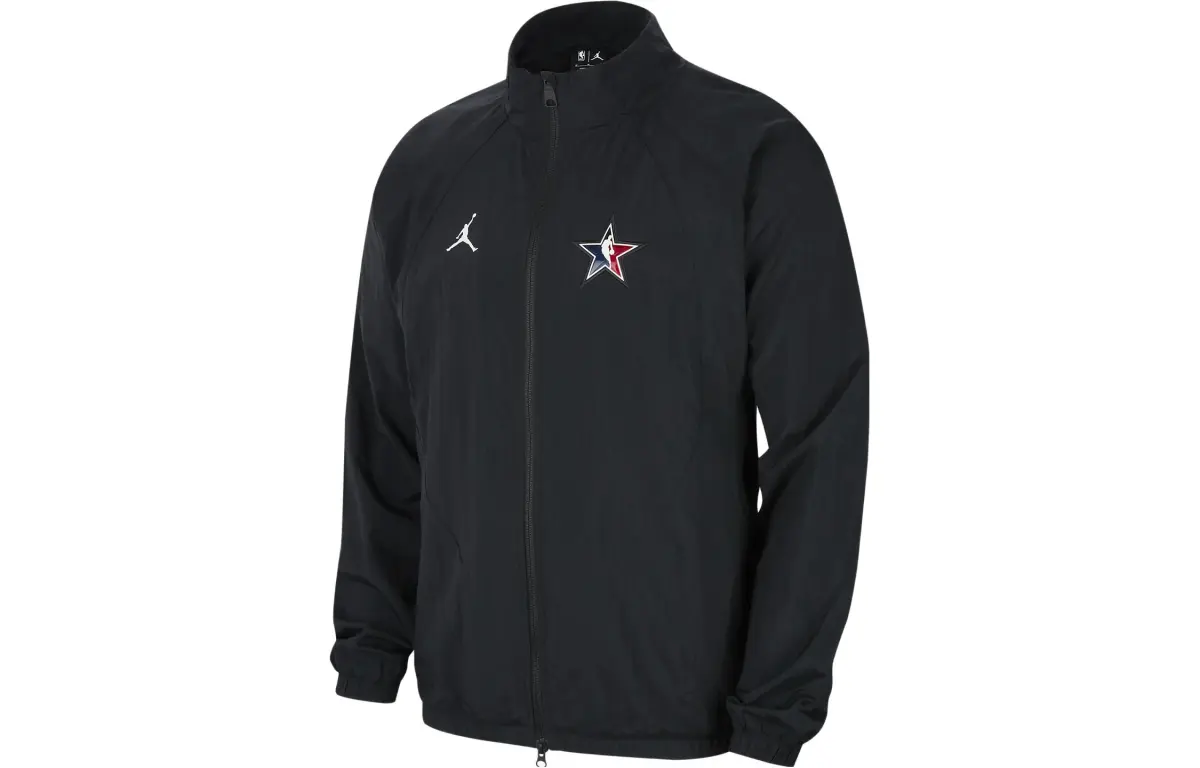 Jordan 23 All-Star Jersey Jackets Men's Black Stand Collar Moderate Other