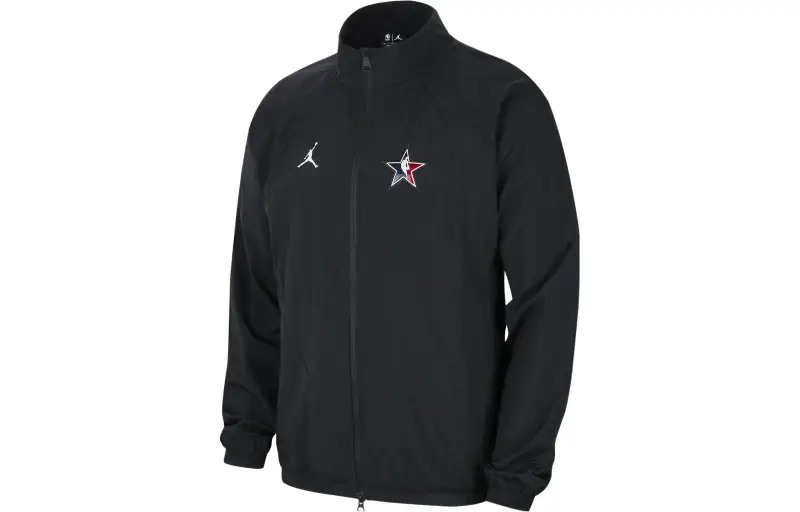 Jordan 2023 All Stars Jackets Men's Black Stand Collar Moderate Other