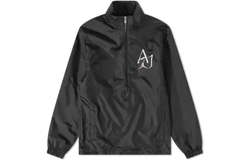 Jordan Sport Jackets Men's Black Stand Collar Moderate Pilot