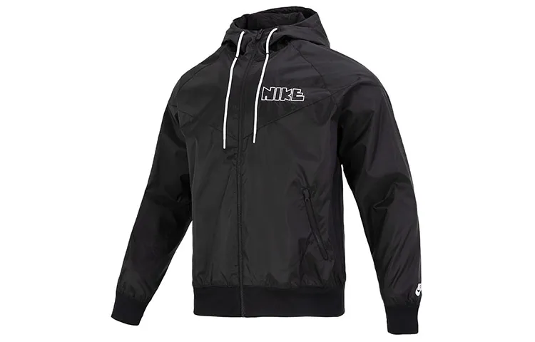 Nike Jackets Men's Black Hooded (Non-detachable) Moderate Other