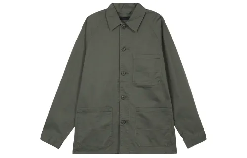 UNIQLO Jackets Unisex Olive Lapel Moderate Other