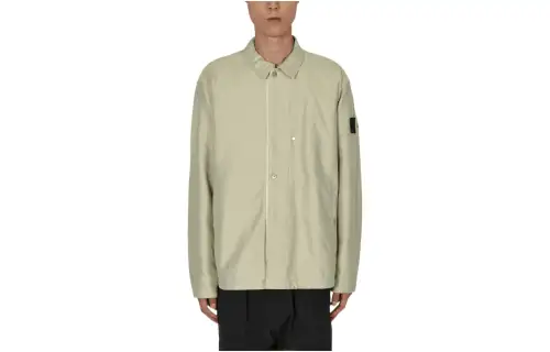 STONE ISLAND Shadow Project Jackets Men's Light Green Lapel Moderate Other