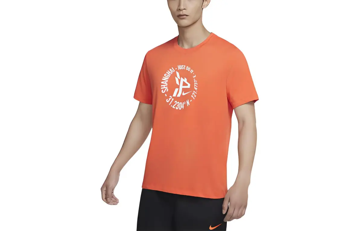 Nike T Shirt Men's Electric Orange