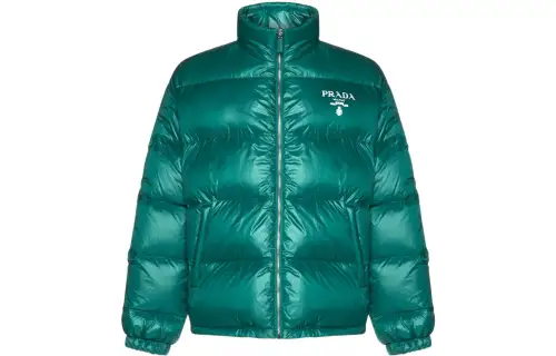 PRADA Logo Printed Puffer Jacket