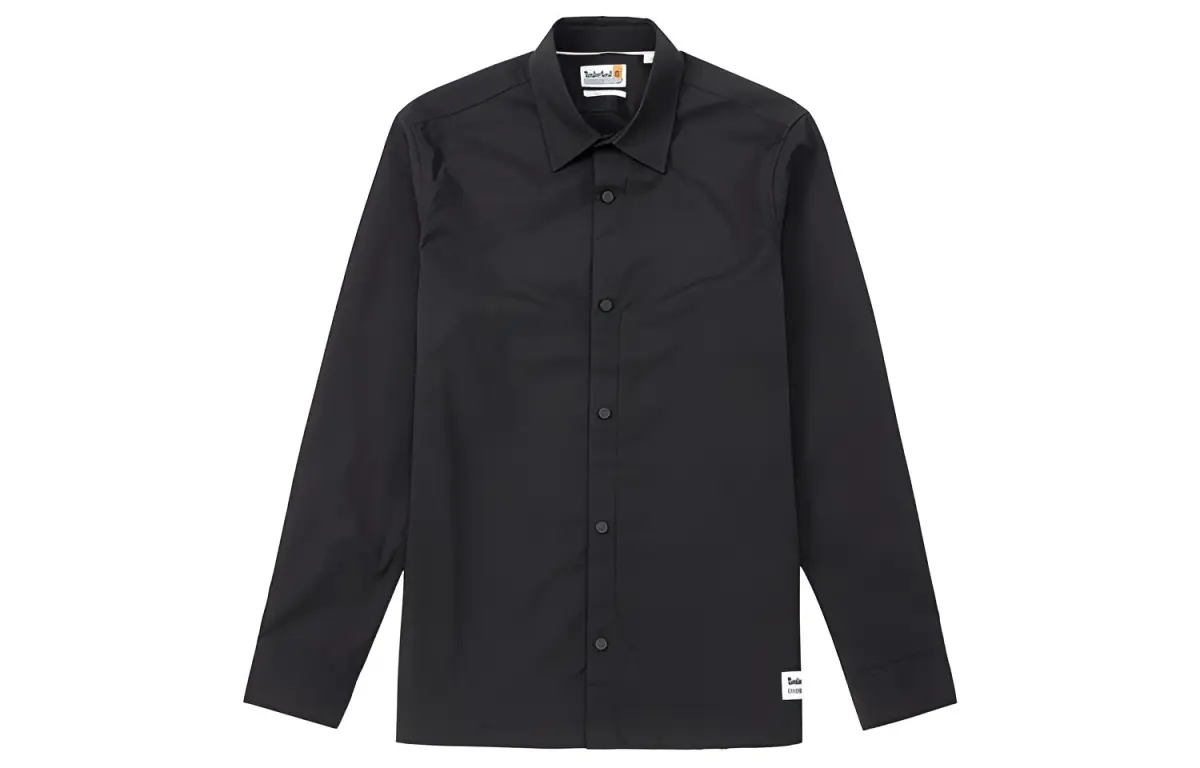 Timberland Shirts Men's Black Lapel Moderate Other