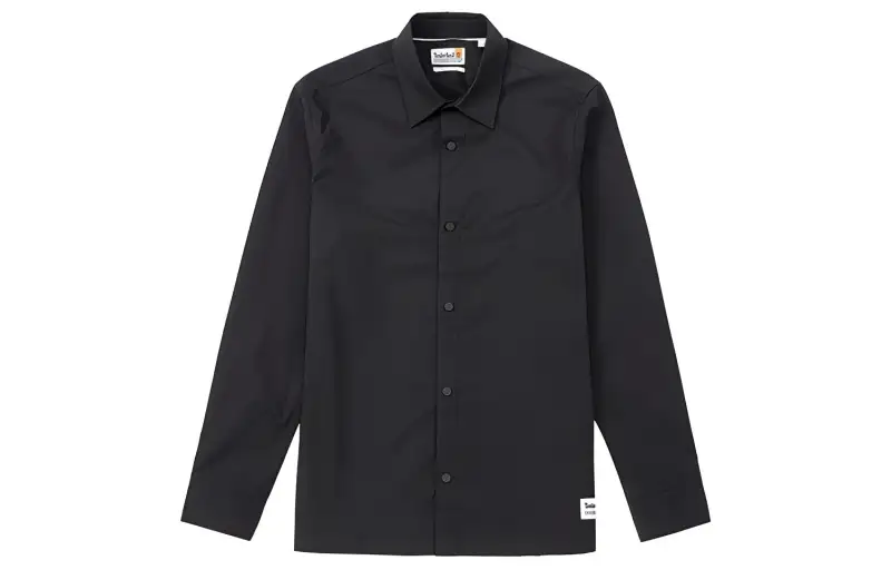 Timberland Shirts Men's Black Lapel Moderate Other