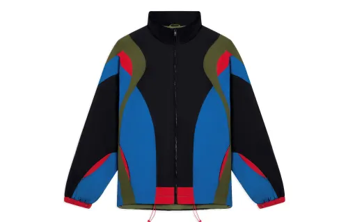Li Ning CF Tracing Jackets Unisex Black/Moss Green Stand Collar Moderate Other