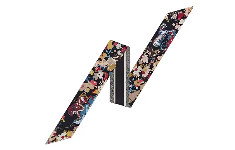 DIOR Silk Scarf Women's Multicolor