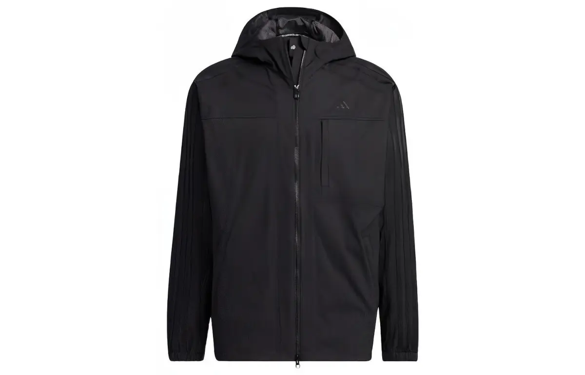 Adidas Jackets Men's Black Hooded Moderate Other