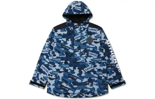 Levis Jacket Men's Camouflage Blue