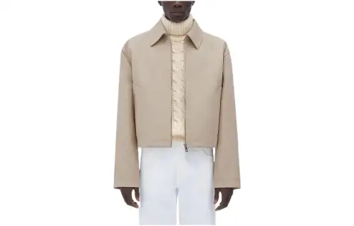 Bottega Veneta FW22 Jacket Men's Beige Brown