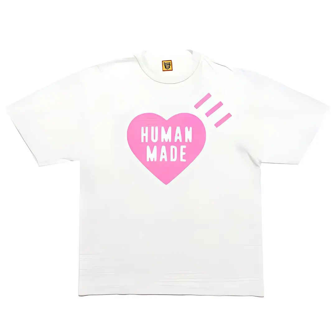 HUMAN MADE T Shirts Unisex Crew Neck Moderate Straight Fit