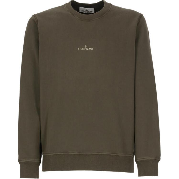 Мужское худи STONE ISLAND (зеленое)