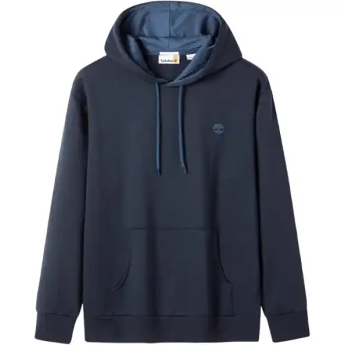 Timberland Casual Fleece Lined Thermal Hooded Sweatshirt Men's Dark Sapphire