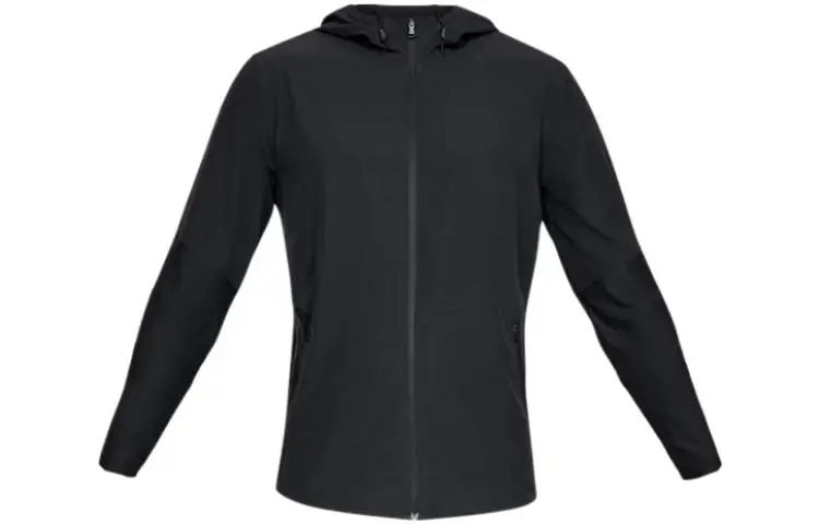 Under Armour Jackets Men's Black Hooded (Non-detachable) Moderate Straight Fit