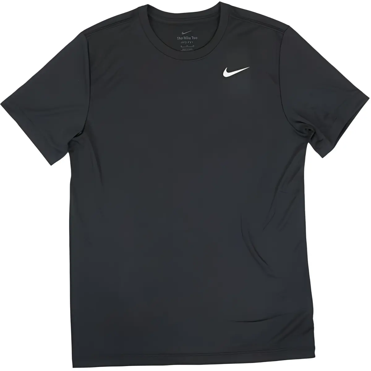 Nike T-Shirts Men's Black Crew Neck Moderate