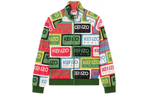 【Previous Season】logo-print high-neck jacket
